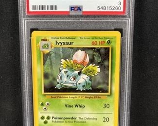  1999 Ivysaur Pokemon Game PSA VG 3