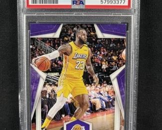  2019 Lebron James Panini Chronicles PSA NM/MT 8