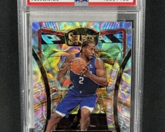 (Score Prizm) 2019 Kawhi Leonard Panini Selct PSA MINT 9