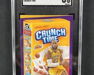 (Crunch Time) 2020-21 Lebron James Donruss SGC NM/MT 8