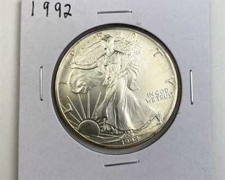  1992 American Silver Eagle 1oz .999 Dollar Coin