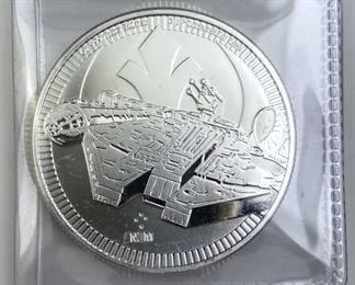  2021 Star Wars 1oz Troy Silver .999