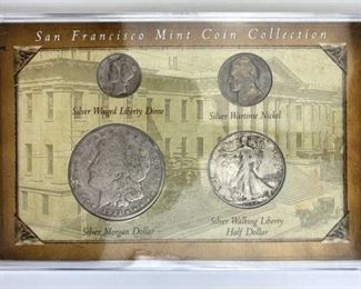  San Francisco Coin Collection: Morgan, Walker, Merc++