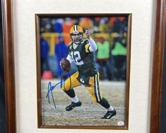 Please note: COA is from a lesser known 3rd party not widely recognized by the sports card hobby.  Please use your own judgment and research as we cannot guarantee authenticity of items with COA's by companies other than PSA/JSA/AAU Aaron Rogers Autographed 8x10 w/ P.A.A.S. COA