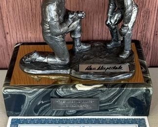 1992 The Legend Lives By Michael Ricker Pewter Figurine Don Drysdale 196/500 With COA
