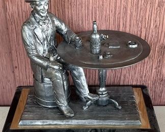 1992 The Gambler By Michael Ricker Pewter Figurine 223/350