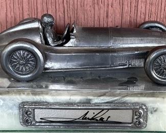 Racecar By Michael Ricker Pewter Figurine Mario Andretti 364/500
