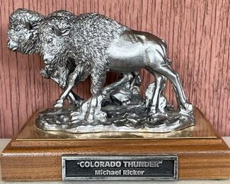2000 Colorado Thunder By Michael Ricker Pewter Figurine No 122 