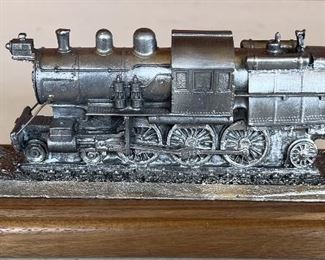 1990 7  Inch Locomotive By Michael Ricker Pewter Figurine 745/1500