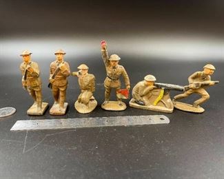 Platoon of Army Men with Rare Signal Corp