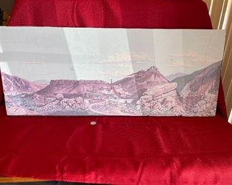 Model Train Backdrop