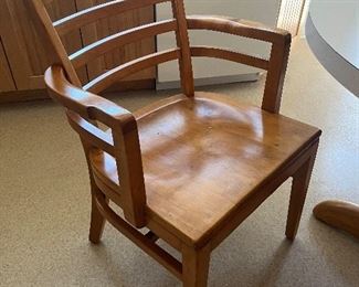W.H. Gunlocke Chair Co. Maple Chair Set