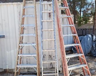 Lot of 15 foot ladders –$150 or best offer 