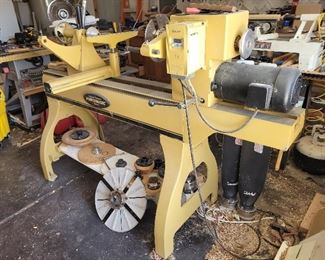 Powermatic professional wood lathe with multiple tools & custom accessories (est value $4,899) - $3,000 or best offer