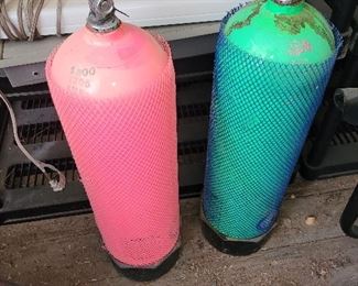 Set of two scuba diving tanks – $400 or best offer