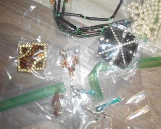 Some of the costume jewelry