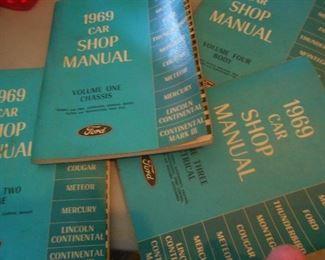 1969 Ford shop manual set