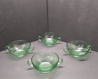 set of 4 uranium soup bowls