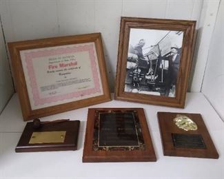 Port Sanilac Fire Chief collection and awards
