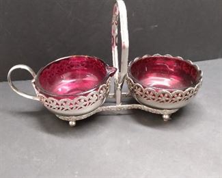 Depression Glass with handles/Holders