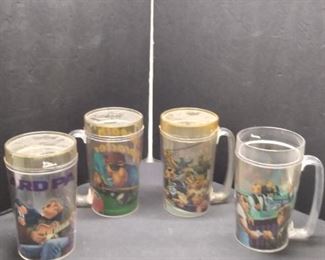 Vintage Thermo Joe Camel Mugs