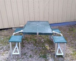 foldup portable picnic table
