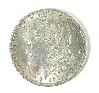 1921 Morgan 90% Silver Dollar US Coin 