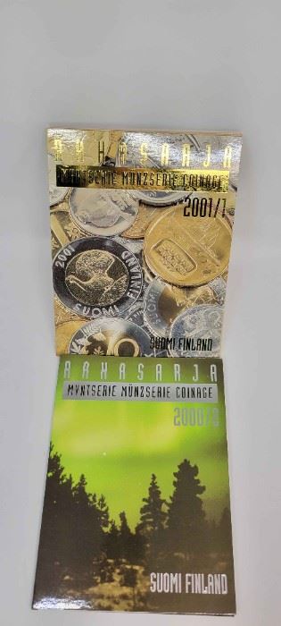 2000 2001 Finland Coin Sets