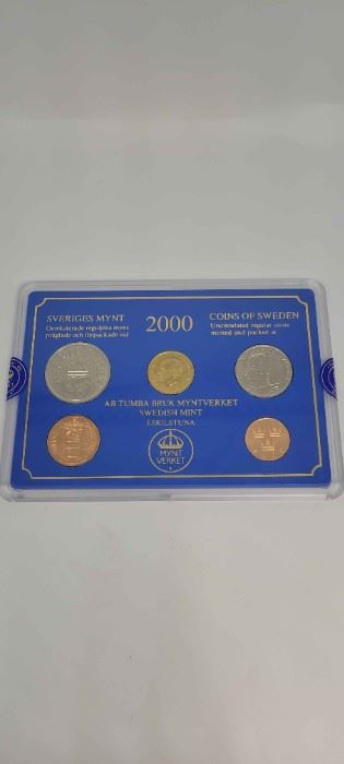 2000 Sweden Coin Set