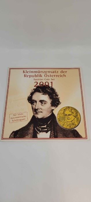2001 Austrian Coin Set