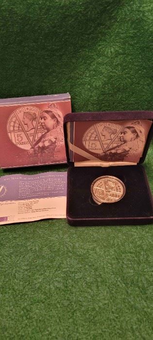 2001 Victorian Anniversary Crown Silver Proof