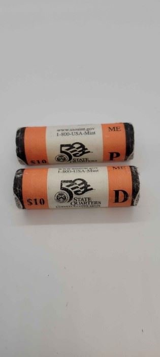 DP Maine State Quarter Wrapped Roll