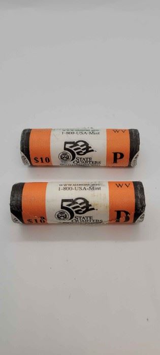 DP West Virginia State Quarter Wrapped Roll
