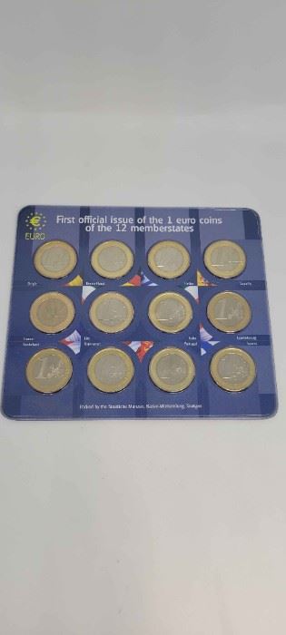 First Issue Euro Coins