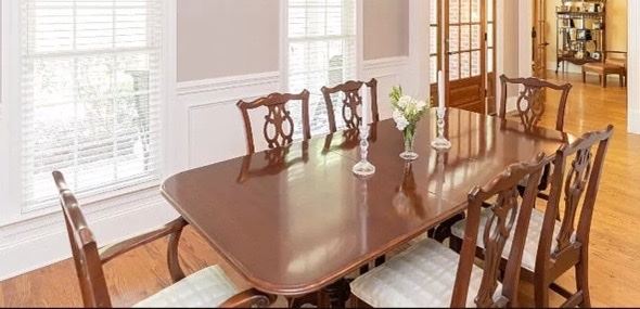 Ethan Allen solid cherry dining room 
