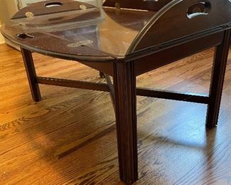 Ethan Allen solid wood coffee table