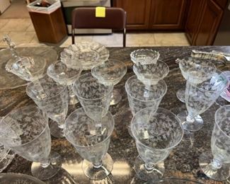 More etched depression glass