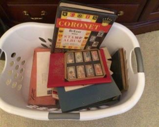 Lots of postage stamps, in books and loose 1800s- 1900s