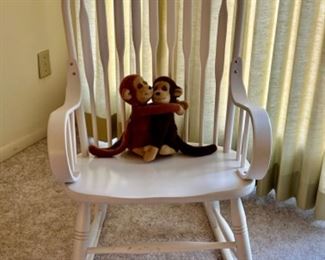 Rocking chair, monkeys