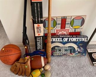 Vintage Sporting items & games