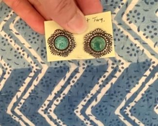 Sterling and turquoise earrings 