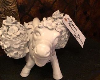 Porcelain Italian donkey