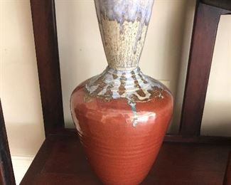 Signed Pottery vase