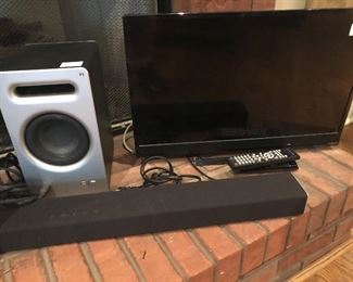 Vizio - Flat Screen TV;          SOLD- Vizio Sound bar with subwoofer