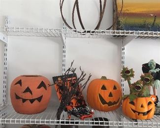 Assorted Fall/Halloween  (IRON PUMPKIN SOLD)