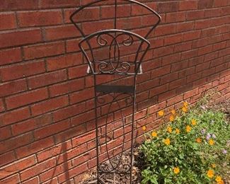 Wrought Iron hose hanger stand