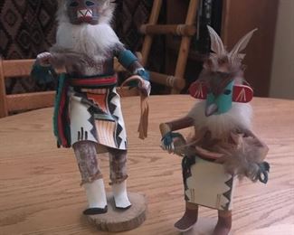 Kachina Dolls- Parrot by Padelles. Squirrel by Alargo.