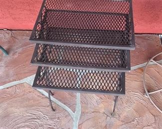 Tiered/nested patio tables