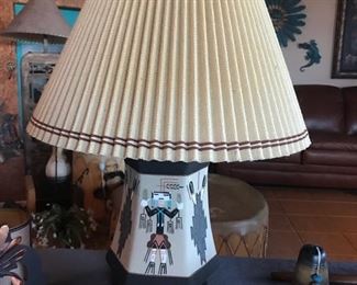 Navajo Sand Painting Table Lamp