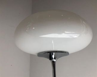 $1,200. Laurel Lamp Co, Mushroom floor lamp. Crack in globe- replacement @$130. Delivery and shipping available.